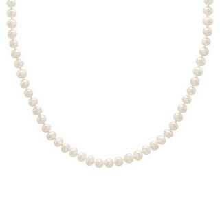 14k Yellow Gold Childrens Pearl Necklace