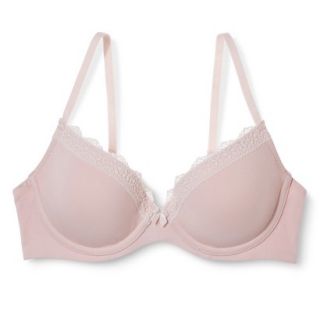 Gilligan & OMalley Womens Favorite Lightly Lined Cotton Demi Bra   Pink 38D