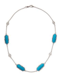 Chelsea Turquoise Station Necklace