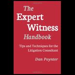 Expert Witness Handbook