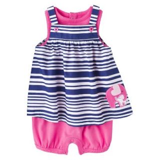 Just One YouMade by Carters Girls Jumper and Bodysuit Set   Pink/Blue