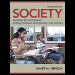 Society  Readings to Accompany Sociology