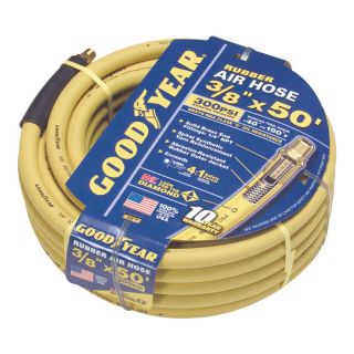 Goodyear Rubber Air Hose   3/8 Inch x 50ft., 300 PSI, Model 46545