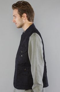 10 Deep The Quilted Utility Vest in Navy