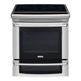 Electrolux IQ Touch 4.2 cu. ft. Slide In Electric Range with Self Cleaning Convection Oven in Stainless Steel EI30ES55JS