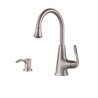 Pfister Pasadena Single Handle Bar Faucet in Stainless Steel F 072 PDSS