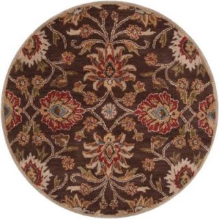 Artistic Weavers Artes Chocolate 4 ft. Round Area Rug Artes 4RD