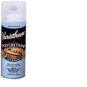 Varathane 11.25 oz. Clear Gloss Water Based Interior Polyurethane Spray Paint 200081