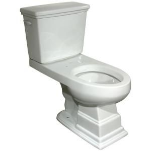 Foremost Structure Suite 2 Piece High Efficiency Elongated Toilet in White TL 1951 EW