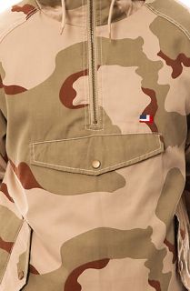 Mark Jonster Jacket Hiking Anorak in Desert Camo Brown