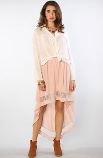 *MKL Collective The Rosie Hi Lo Skirt in Pink