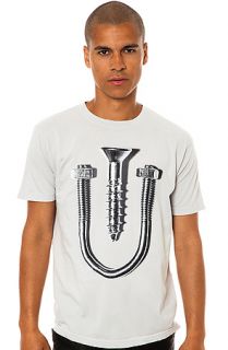 Freshjive The Screw U Tee in Light Gray