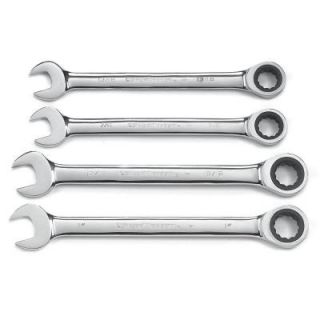 GearWrench SAE Large Size Ratcheting Wrench Set (4 Piece) 9309D