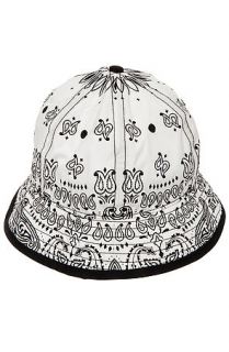 Crooks And Castles Hat Bandana Bucket Hat in White