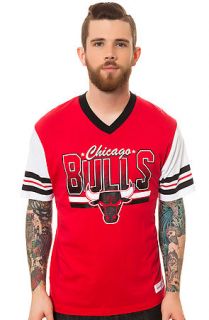 Mitchell & Ness Tee Chicago Bulls Offensive Rebound Vintage in Red