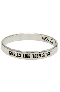 Ettika Bangle Smells Like Teen Spirit in Sterling Silver