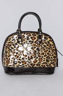 Loungefly The Leopard Patent Hello Kitty Bag
