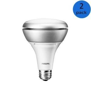 Philips 65W Equivalent Bright White (3000K) BR30 LED Flood Light Bulb (2 Pack) DISCONTINUED 172180