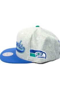 123STRAPBACKS Seattle Seahawks Tailsweeper Wool Strapback HatGrayBlue