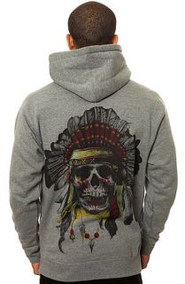 Rook Hoody New Breed Indian in Heather Grey