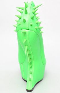 *Sole Boutique Heel Serra Shoe in Neon Green