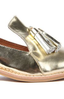 Jeffrey Campbell Shoe Lawford in Metallic Gold