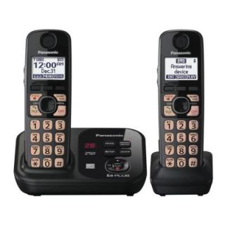 Panasonic Dect 6.0+, Cordless Phone with Digital Answering System, Caller ID and 2 Handsets DISCONTINUED KX TG4732B