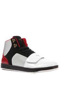Creative Recreation The Cesario Sneaker in Black White and Red