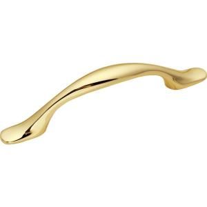 Hickory Hardware Eclipse 3 in. Ultra Brass Pull P333 UB