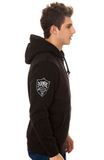 Crooks and Castles Sweatshirt Notorious Heathens Zip Up Hoodie in Black