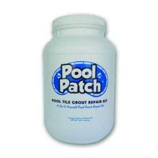 Pool Patch 10 lb. White Pool Tile Grout Repair Kit PTGRW10