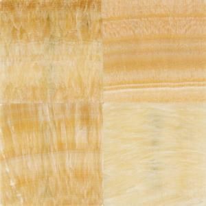 Daltile Natural Stone Collection Honey 12 in. x 12 in. Onyx Floor and Wall Tile (10 sq. ft. / case) M57012121L