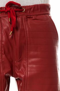 KITE Pants Vegan Leather Jogger Red