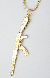 Caviar Cartel The AK47 Necklace in Gold