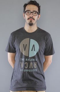 RVCA The VA Detached Vintage Dye Tee in Black