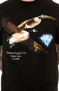 Diamond Supply Co. Game Assn. Pt.3 Tee in Black