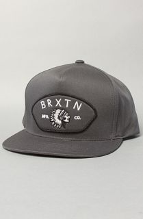 Brixton The Station II Hat in Charcoal