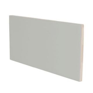 U.S. Ceramic Tile Color Collection Matte Taupe 3 in. x 6 in. Ceramic Surface Bullnose Wall Tile DISCONTINUED U289 S4639