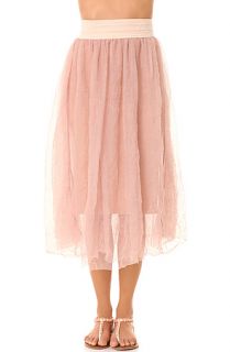 Free People Skirt The Raw Tulle in Pink