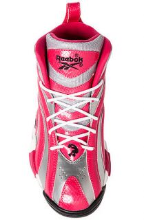 Reebok Sneaker Shaqnosis OG Sneaker in Pure Silver and Candy Pink