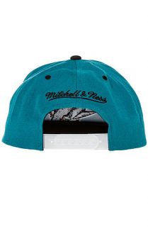 Mitchell & Ness Hat San Jose Sharks Vintage XL Reflective 2 Tone Snapback in Teal & Grey