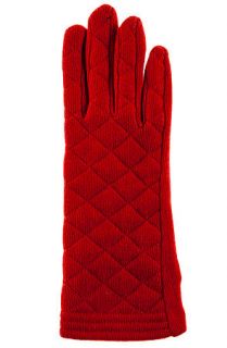 Echo Design Gloves Quilted Driving Gloves in Red