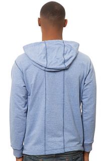 Allston Outfitters Sweatshirt Oversized Solid Color Hoodie in Heather Blue