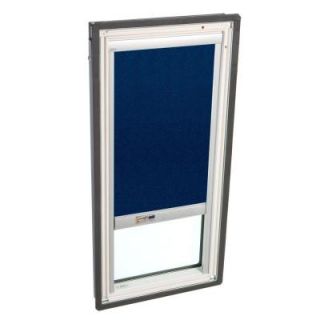 VELUX 21 in. x 45 3/4 in. Fixed Deck Mounted Skylight with  LowE3 Glass Dark Blue Solar Powered Blackout Blind DISCONTINUED FS C06 2005DS02