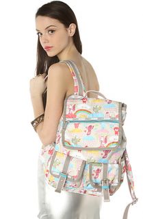 LeSportsac Backpack Double Pocket Pack in Cloud Riders.