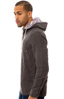 Vans Shirt Loose Pendrell Hooded Buttondown in Grey