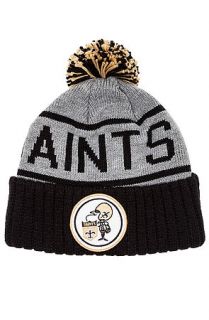 Mitchell & Ness Hat New Orleans Saints High Five Beanie in Grey & Black