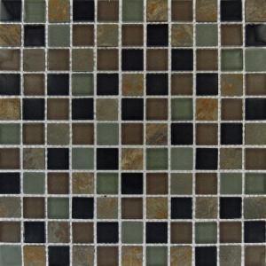 MS International California Gold 12 in. x 12 in. x 8 mm Glass Stone Mesh Mounted Mosaic Tile SGLS CGS8MM
