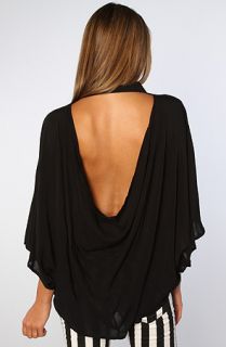 Cheap Monday The Ting Open Back Shirt in Black