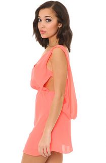 UNIF Dress Christy Backless Neon Pink